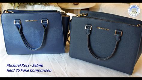 michael kors selma original vs fake|michael kors handbags real.